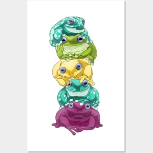 Frog Stack Posters and Art